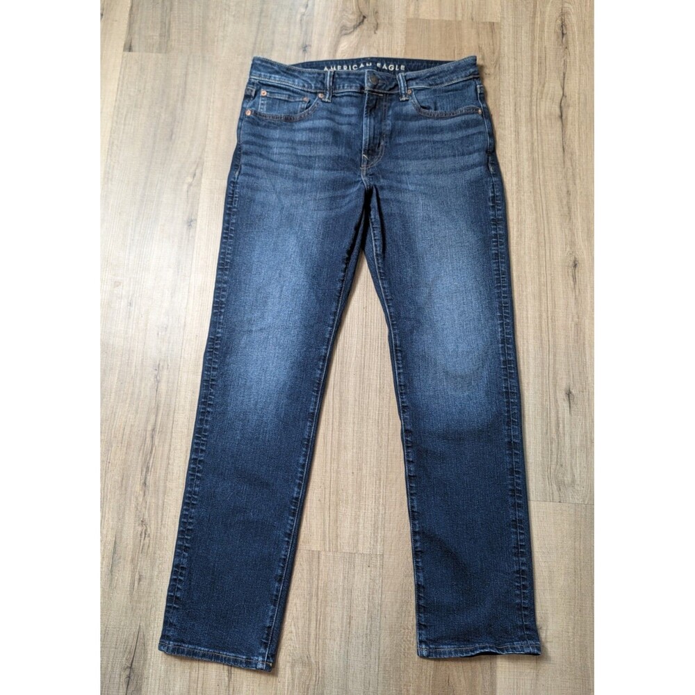 American Eagle Size 32X31.5 Slim Straight Jeans Airflex+ Stretch Streetwear